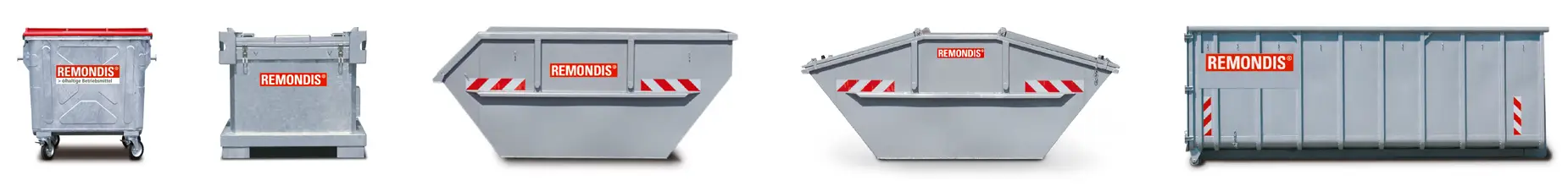 Gamme de bennes et conteneurs Remondis pour déchets OIse Allonne et Beauvais